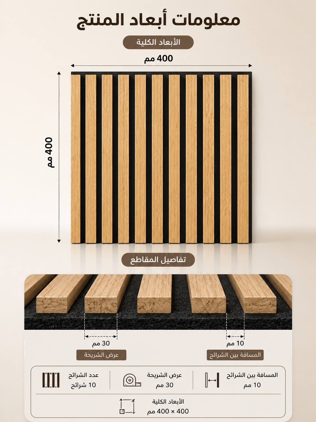 قطع MDF (40/40)